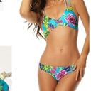 PilyQ  floral reversible bikini top. NWT Photo 7