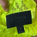 J.Crew  Collection Neon Yellow Lace Sheath Dress Photo 6