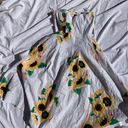 New York And Company Strapless Sunflower Dress Photo 0