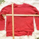 MELLODAY  Red Knit Fall Winter Pocket Oversized Sweater X-Small Photo 9