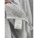 Carolina belle  Women's Blouse White Polka Dots Tunic Size 1X Long Sleeve Pleated Photo 3