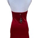 Zaful  Slip Dress Slip Cowl Neck Red Women's Size Medium Photo 3