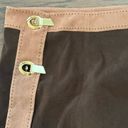 J. McLaughlin  Wrap Skirt - Hardware Closure BrownFaux Suede Size 2 Photo 1