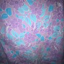 Carole Hochman Purple and Blue Floral Top with Built in Bra Photo 1