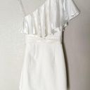 Elliatt  Chaebol One Shoulder Mini Dress Ivory Size XS Photo 6