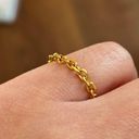Soft Chain Ring, Gold Chain Ring, Size 6 Photo 1