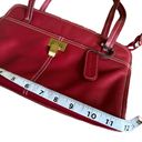 Liz Claiborne Vintage Red Leather Handbag Shoulder Bag Y2K Photo 4