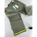 Judy Blue  Jeans Sz 28 High Waist Straight Leg Olive Green Front Seam Baggy NWT Photo 12