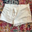 Hudson Jeans White Jean Shorts Photo 1