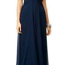 Badgley Mischka  Navy Blue Petunia Gown Size 6 US $795 Photo 0