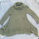 Wooden Ships  Cowl neck tunic sweater in sage green Photo 0