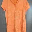 The Moon Day +  Distressed Orange T-Shirt Dress Photo 1