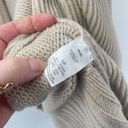 Vince  Women's Open Front Cardigan Sweater Wool Shawl Drape Collar Knit Tan Small Photo 8