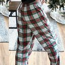 Lounge Wondershop Pajama Pant XXL Womens Fleece Plaid Sleep  Red White Plaid NWT Photo 8