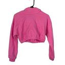 Naked Wardrobe  Pink Crop Hoodie - Size Small NWOT Photo 0