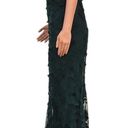 Giffniseti Butterfly Appliques Lace Up Guipure Lace Maxi Cami Formal Dress Sz S Photo 5