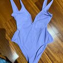 L Space  Coco Classic Purple One Piece Bathing Suit Photo 2