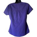 Grey's Anatomy Grey’s Anatomy by Barco purple scrubs top tee short sleeve v neck women’s small Photo 6