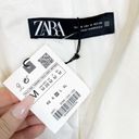 ZARA NWT  Bloggers Fave Double Breasted Satin Blazer M Cream Photo 5