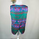  + CO by Coco Rocha Cornelia Top Green Pink Red Sleeveless Top Size 6 Photo 4
