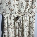 Sienna Sky NWT  Ivory Floral Ditzy Flutter Sleeve Midi Dress Women's L Photo 3