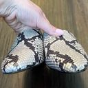 Banana Republic NWOT  leather snake print mule shoes | 7 Photo 4