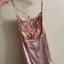 satin mini dress Pink Size XS Photo 3