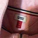 Tommy Hilfiger  cropped quarter zip Barbie pink size medium Photo 1