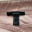 Forever 21 NWOT  Denim Mini Skirt Size S Dusty Rose Pastel Pink Kawaii Buttons Photo 3