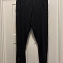 Zyia  Active Pants  3XL Black Nylon Blend Athletic Jogger With Gold Zipper Accent Photo 0