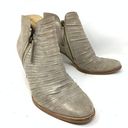 Paul Green  Ankle Booties Women's Size UK 6 US 8.5 Metallic Taupe Gray Boots Photo 0