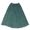 A New Day Green Pleated Midi Skirt Photo 0