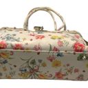 Vera Pelle  leather flower print bag with lock Photo 6