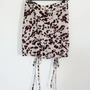 Urban Outfitters NWT  Cow Print Ruched Mini Skirt Size 6 Photo 5