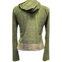 Luhta Hooded Full Zip Hooded Crop Jacket Long Sleeve Active Wear Size MED Green Photo 1