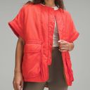 Lululemon  Insulated convertible jacket size L in solar orange Photo 4