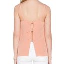 Tibi  Sleeveless Scoop Neck Bow Tie-Back Cami - Pink - 2 Photo 2