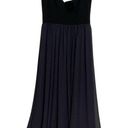 BHLDN  Anthropologie Blue & Black Floor Length Dress Photo 4