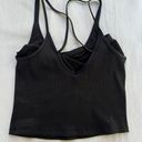 Vuori Black Crop Tank Athletic Top Small Photo 1