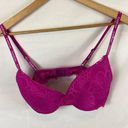 Bebe  Purple Lace Bra Size 36D Photo 0