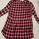 Aeropostale Flannel peplum top Photo 2