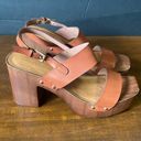 Madden Girl  tan wedge sandles sz 8 Photo 0