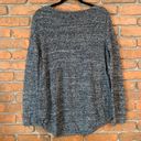 Banana Republic  Gray Marled Knit Sweater with Side Zippers Long Sleeve Size L Photo 3