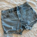 Levi’s 501 cutoff style light blue denim shorts Photo 12