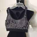 Spiritual Gangster  Snakeskin Print Sports Bra size XS/S. NWT. Black… Photo 1