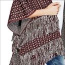 Guess Charlotte Jacquard Poncho Jacket Cape Sweater Photo 2