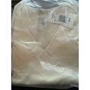 l*space L* NWT Gia V-Neck Wrap Front Long Sleeve Crop Top in Ivory Size XS Photo 2