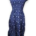 Hill House Ellie Nap Dress Size Large Navy Trellis Collector's Edition Photo 0