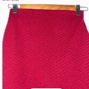 Brat Star  Skirt womens small pencil red bodycon stretchy business elastic waist Photo 3