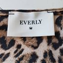 Everly  Peasant Womens Top Size Small Leopard Print 3/4 Sleeve Top Blouse Animal Photo 8